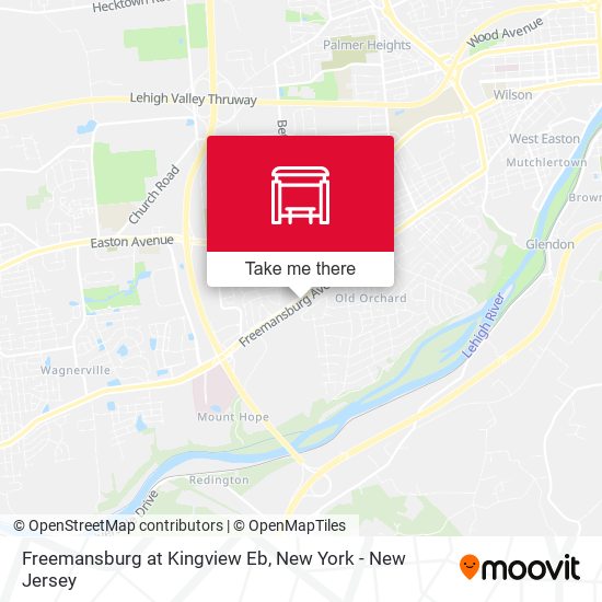 Mapa de Freemansburg at Kingview Eb