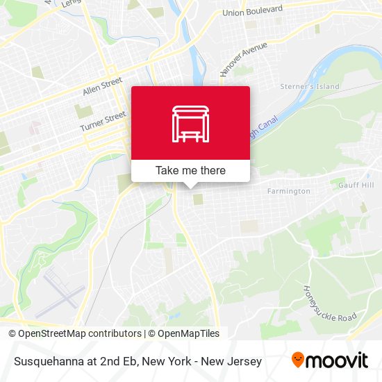 Mapa de Susquehanna at 2nd Eb