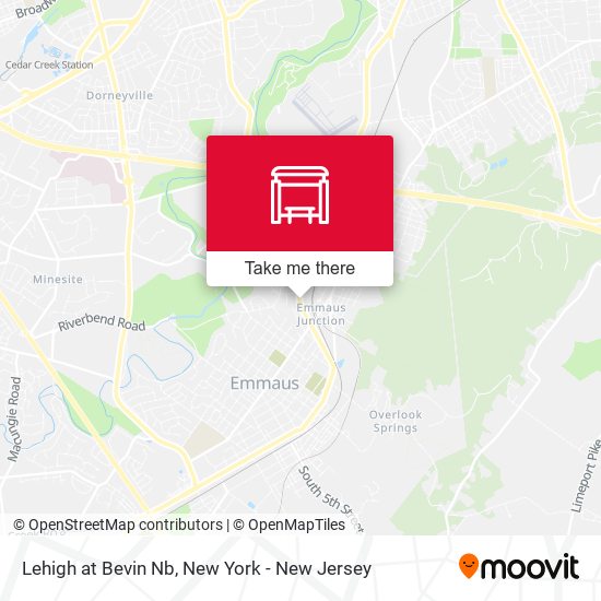 Mapa de Lehigh at Bevin Nb