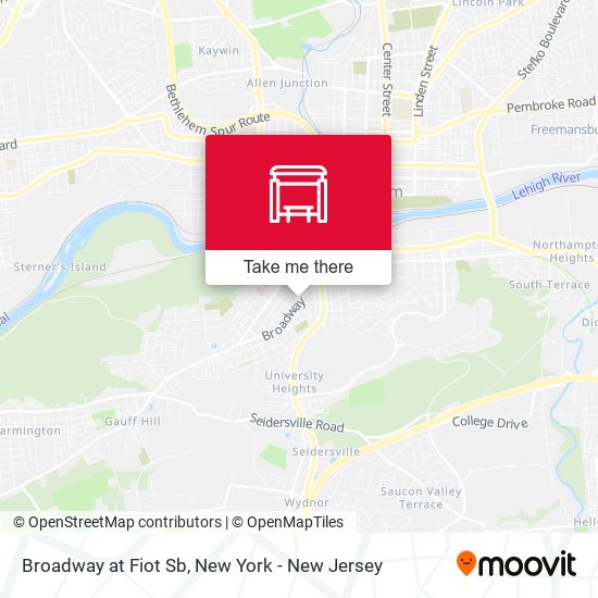 Mapa de Broadway at Fiot Sb