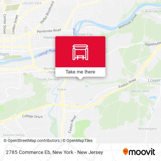 2785 Commerce Eb map