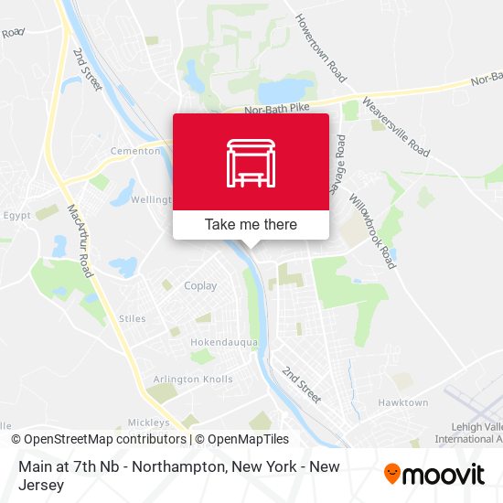 Main at 7th Nb - Northampton map