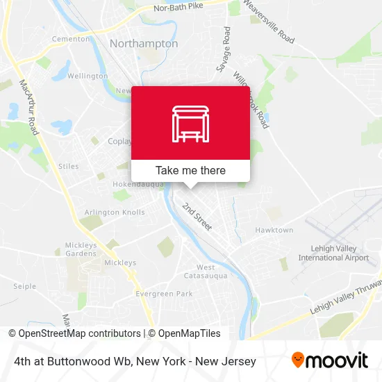 4th at Buttonwood Wb map
