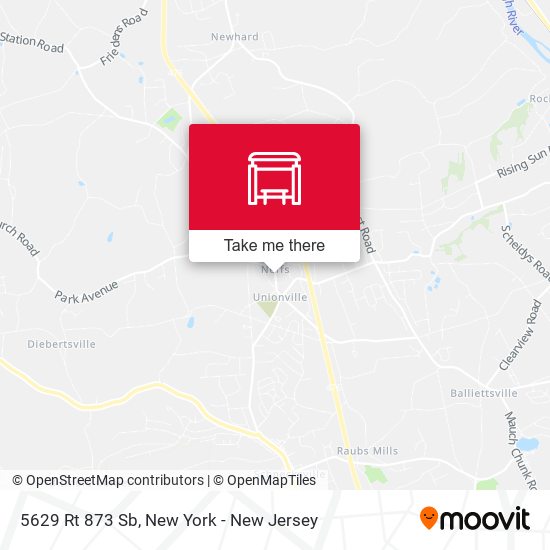 Mapa de 5629 Rt 873 Sb