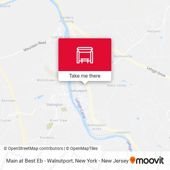 Mapa de Main at Best Eb - Walnutport