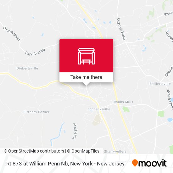 Mapa de Rt 873 at William Penn Nb