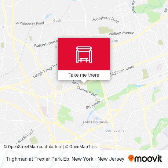 Tilghman at Trexler Park Eb map