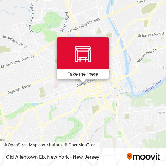 Mapa de Old Allentown Eb