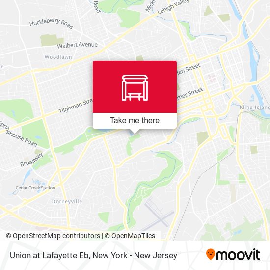 Mapa de Union at Lafayette Eb