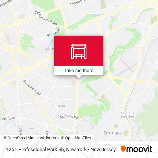 1251 Professional Park Sb map