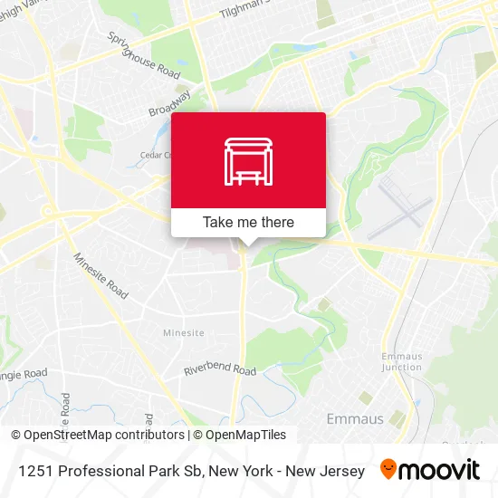 1251 Professional Park Sb map