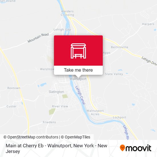 Main at Cherry Eb - Walnutport map