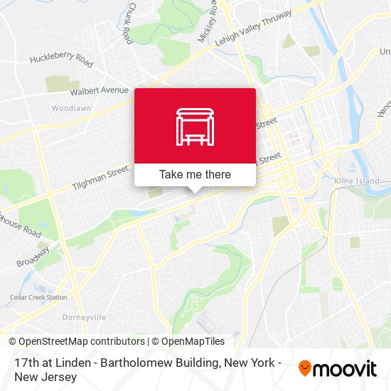 17th at Linden - Bartholomew Building map