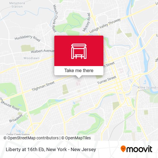 Mapa de Liberty at 16th Eb
