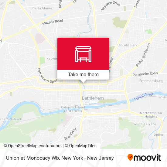 Union at Monocacy Wb map