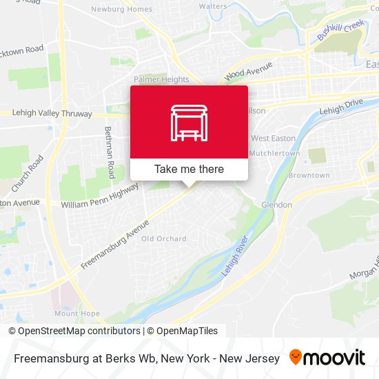 Mapa de Freemansburg at Berks Wb