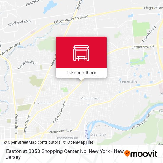 Mapa de Easton at 3050 Shopping Center Nb