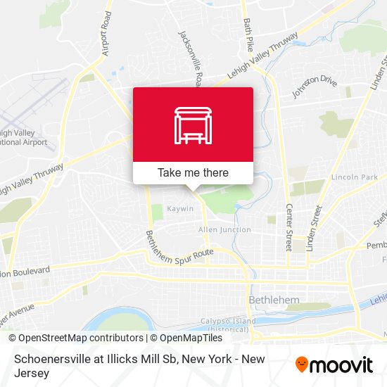 Mapa de Schoenersville at Illicks Mill Sb