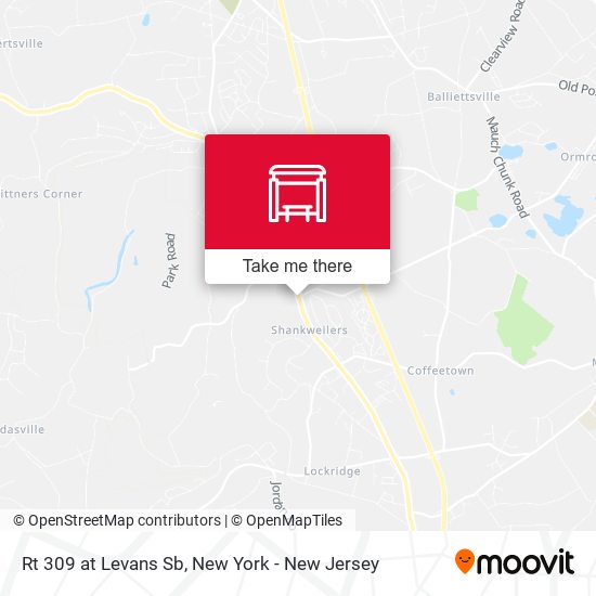 Mapa de Rt 309 at Levans Sb