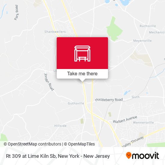 Mapa de Rt 309 at Lime Kiln Sb