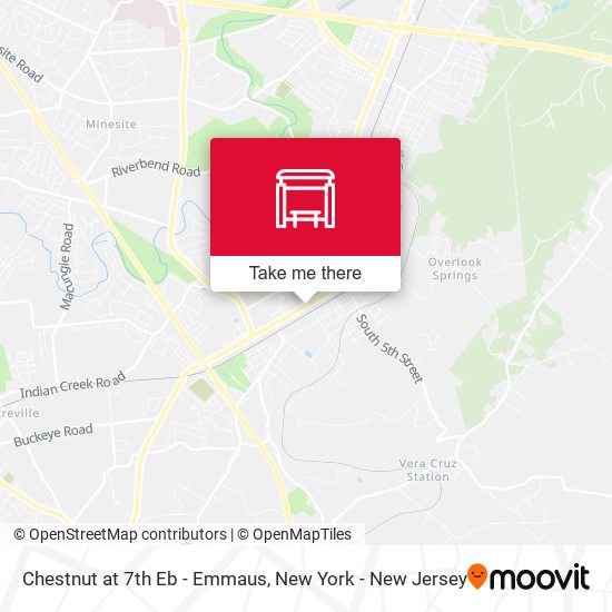 Mapa de Chestnut at 7th Eb - Emmaus