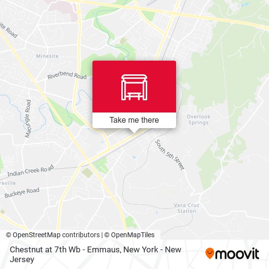 Mapa de Chestnut at 7th Wb - Emmaus