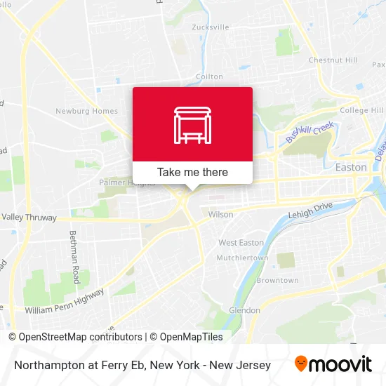 Northampton at Ferry Eb map