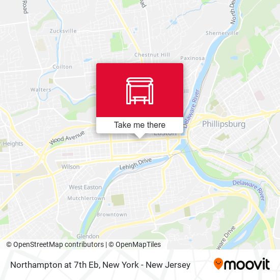 Mapa de Northampton at 7th Eb