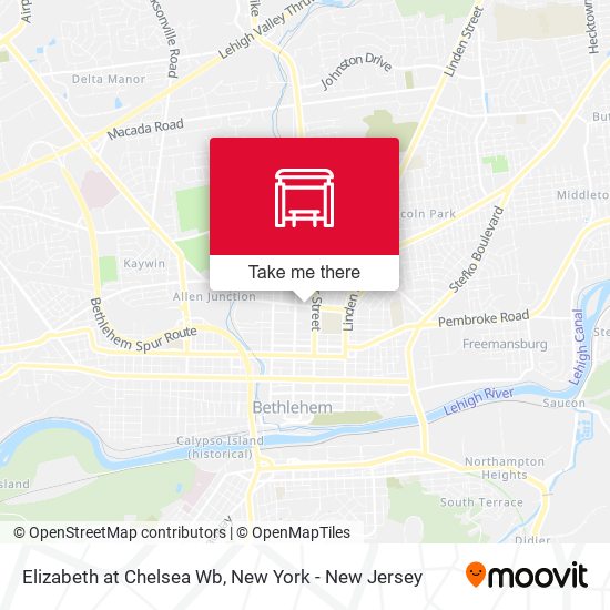 Elizabeth at Chelsea Wb map