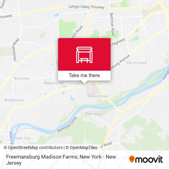 Freemansburg Madison Farms map