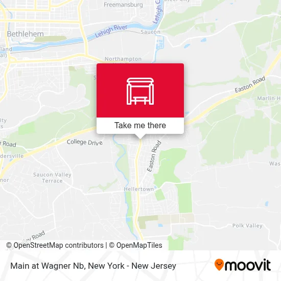 Main at Wagner Nb map