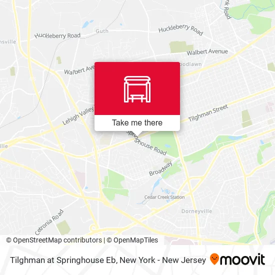 Tilghman at Springhouse Eb map