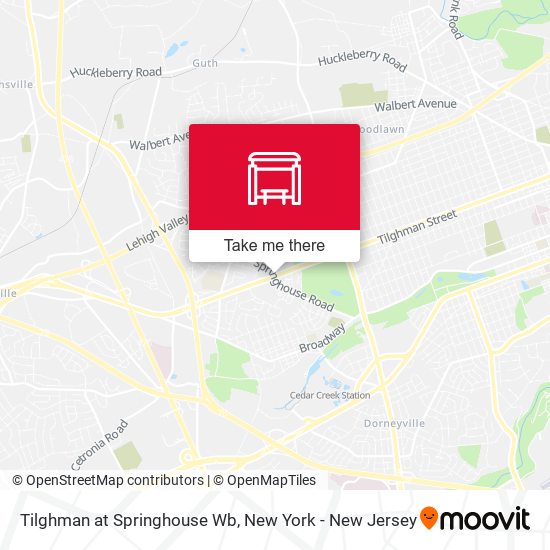Tilghman at Springhouse Wb map