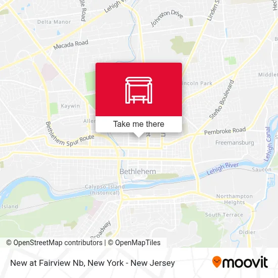 New at Fairview Nb map