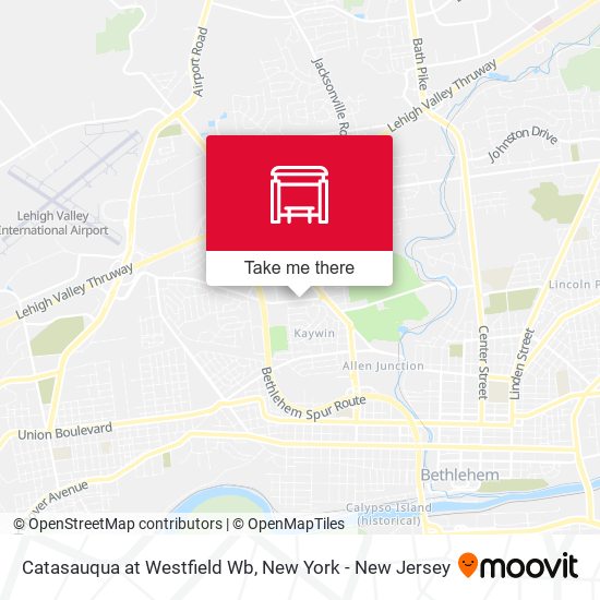 Catasauqua at Westfield Wb map