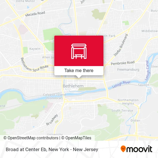 Broad at Center Eb map