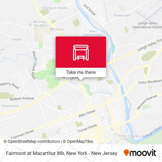 Mapa de Fairmont at Macarthur Wb