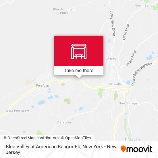 Mapa de Blue Valley at American Bangor Eb
