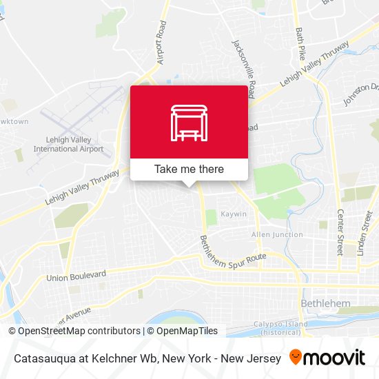 Mapa de Catasauqua at Kelchner Wb