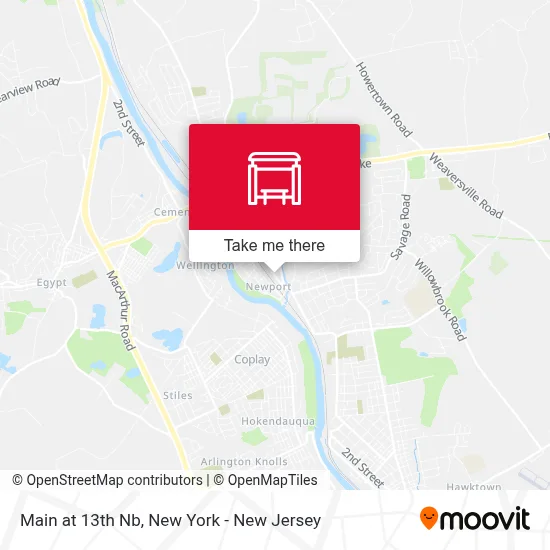 Main at 13th Nb map