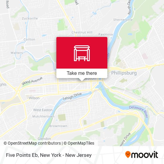 Mapa de Five Points Eb