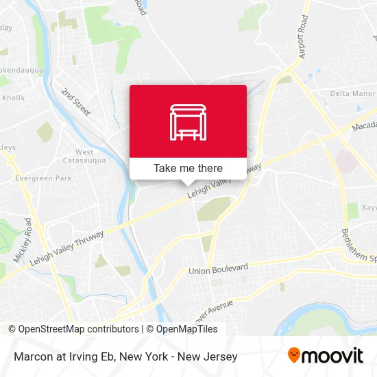 Marcon at Irving Eb map