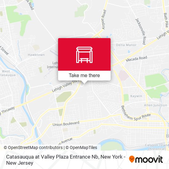 Catasauqua at Valley Plaza Entrance Nb map