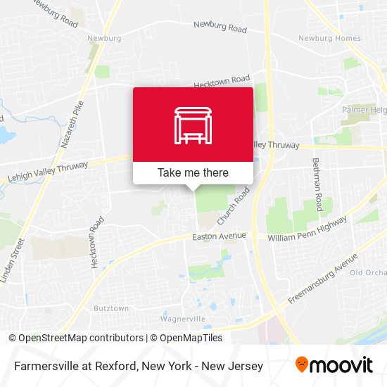 Mapa de Farmersville at Rexford