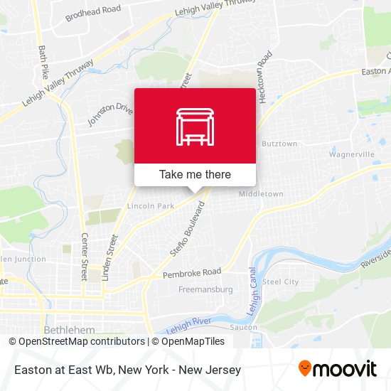 Easton at East Wb map