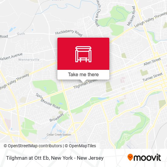 Mapa de Tilghman at Ott Eb