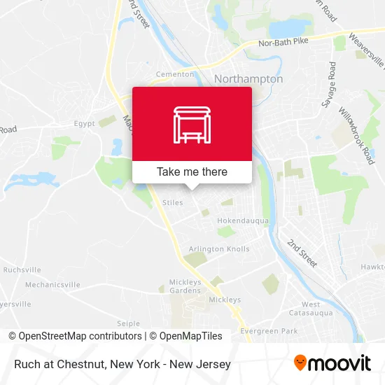 Ruch at Chestnut map
