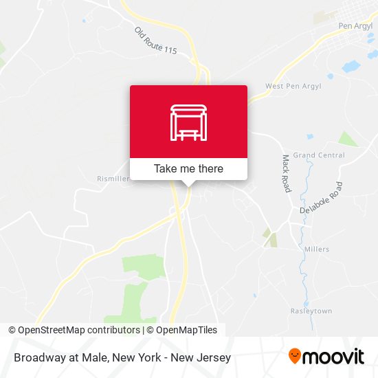 Mapa de Broadway at Male