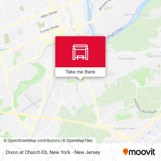 Mapa de Dixon at Church Eb