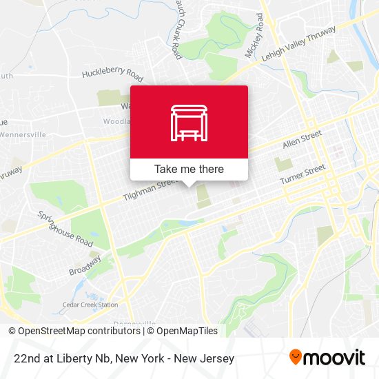 Mapa de 22nd at Liberty Nb
